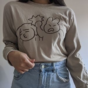 Bad Mood Fight Long Sleeve Tee